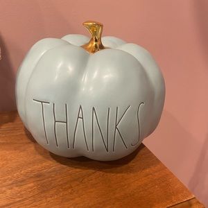 Rae dunn THANKS pumpkin